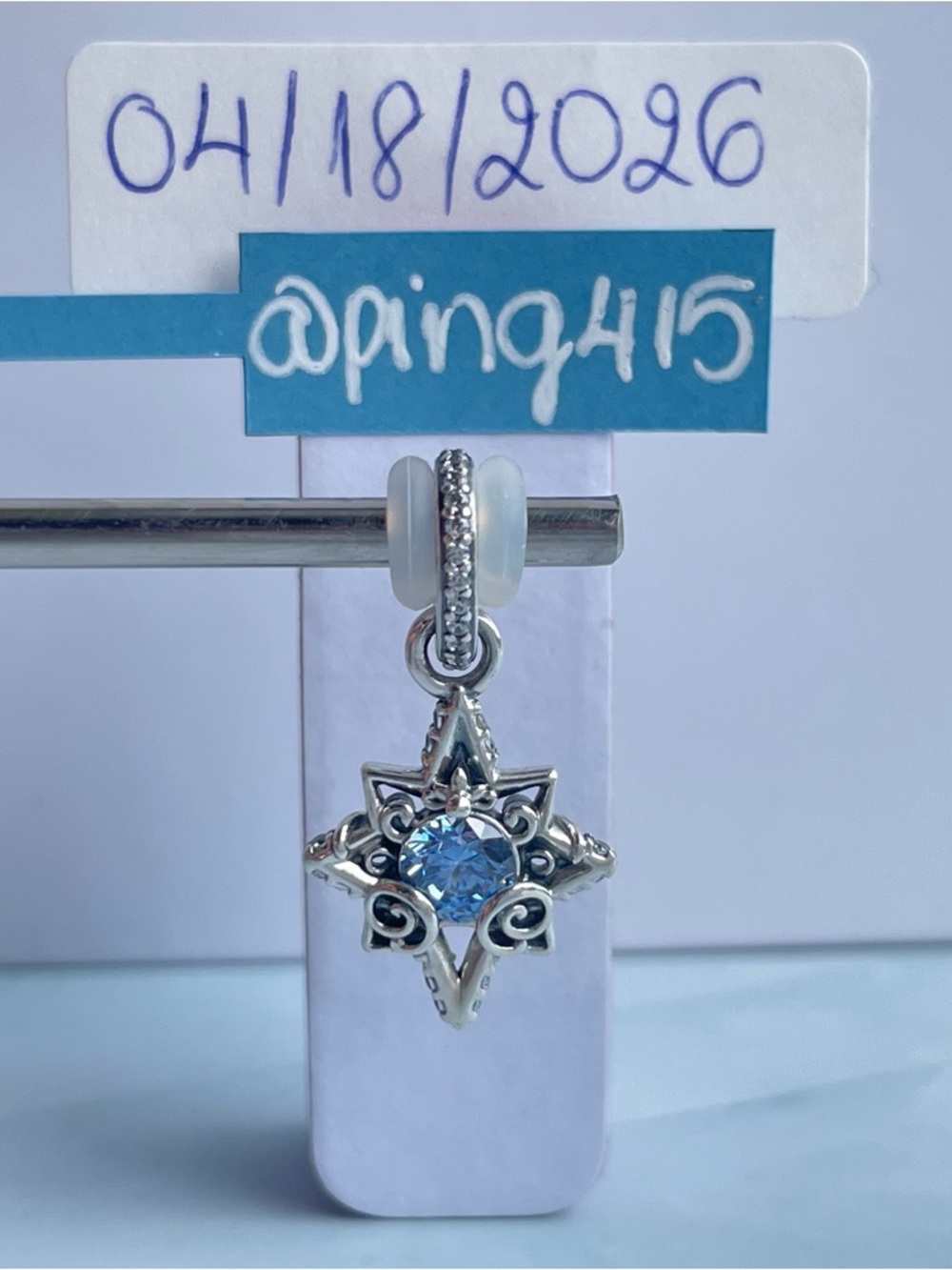 Pandora Disney Cinderella Wish Star dangle